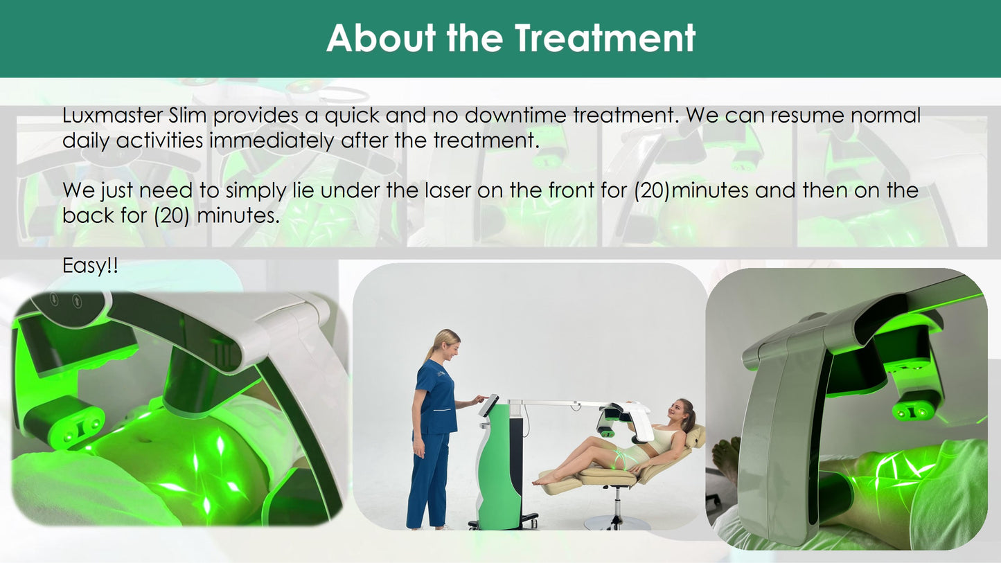 LuxMaster Slim – 532nm Green Laser for Fat Loss, Detox & Lymphatic Therapy (200mW)